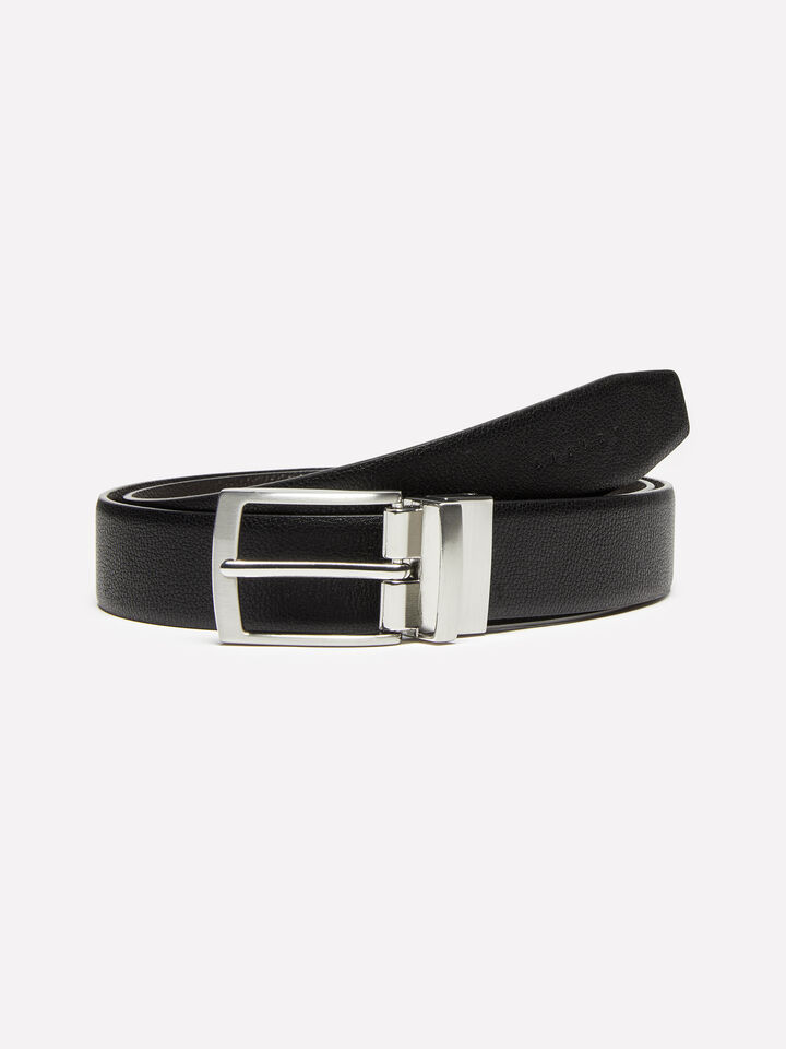 Double face belt - men's belts - Black | Sisley image number 1